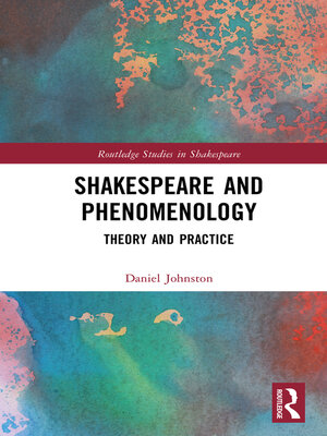 cover image of Shakespeare and Phenomenology